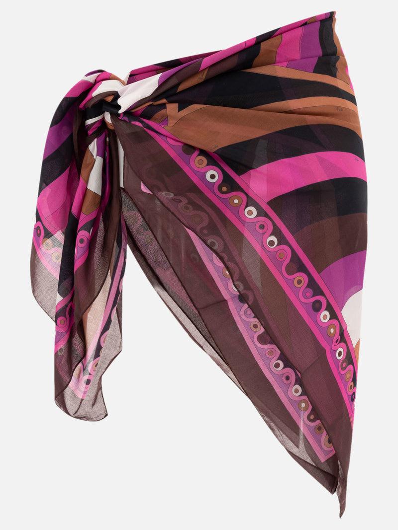 Vietti Pucci Sarong con stampa Iride e Onde Vendita