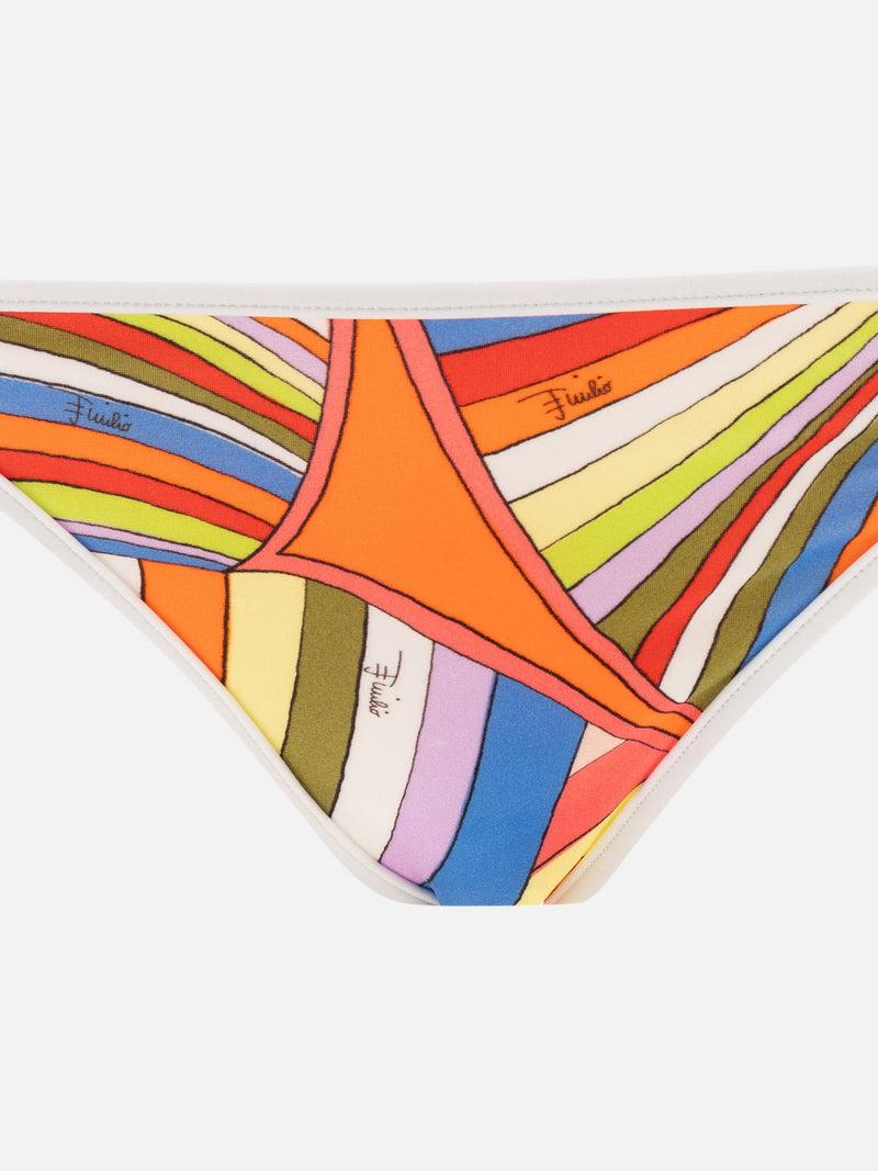 Vietti Pucci Slip bikini con stampa Iride Pezzi Unici
