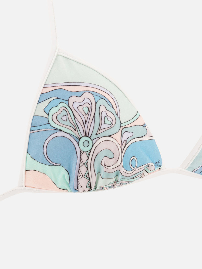 Vietti Pucci Top bikini con stampa Orchidee Qualità Garantita