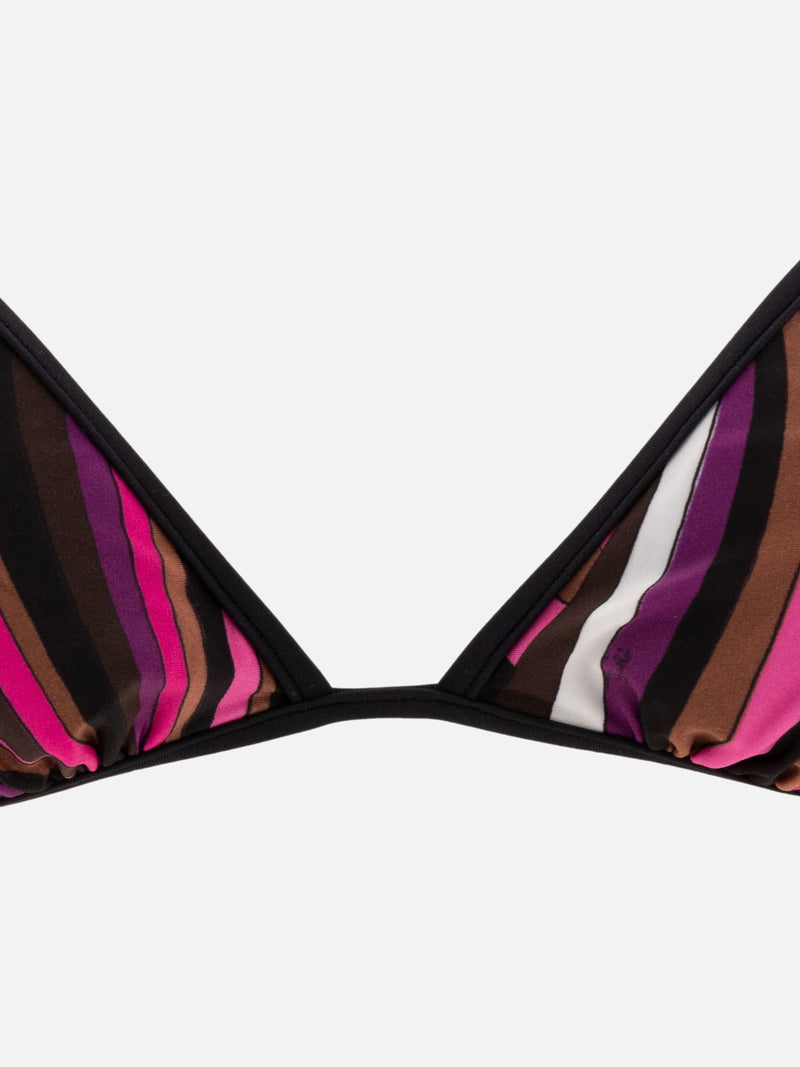 Vietti Pucci Top bikini con stampa Iride Acquista Ora