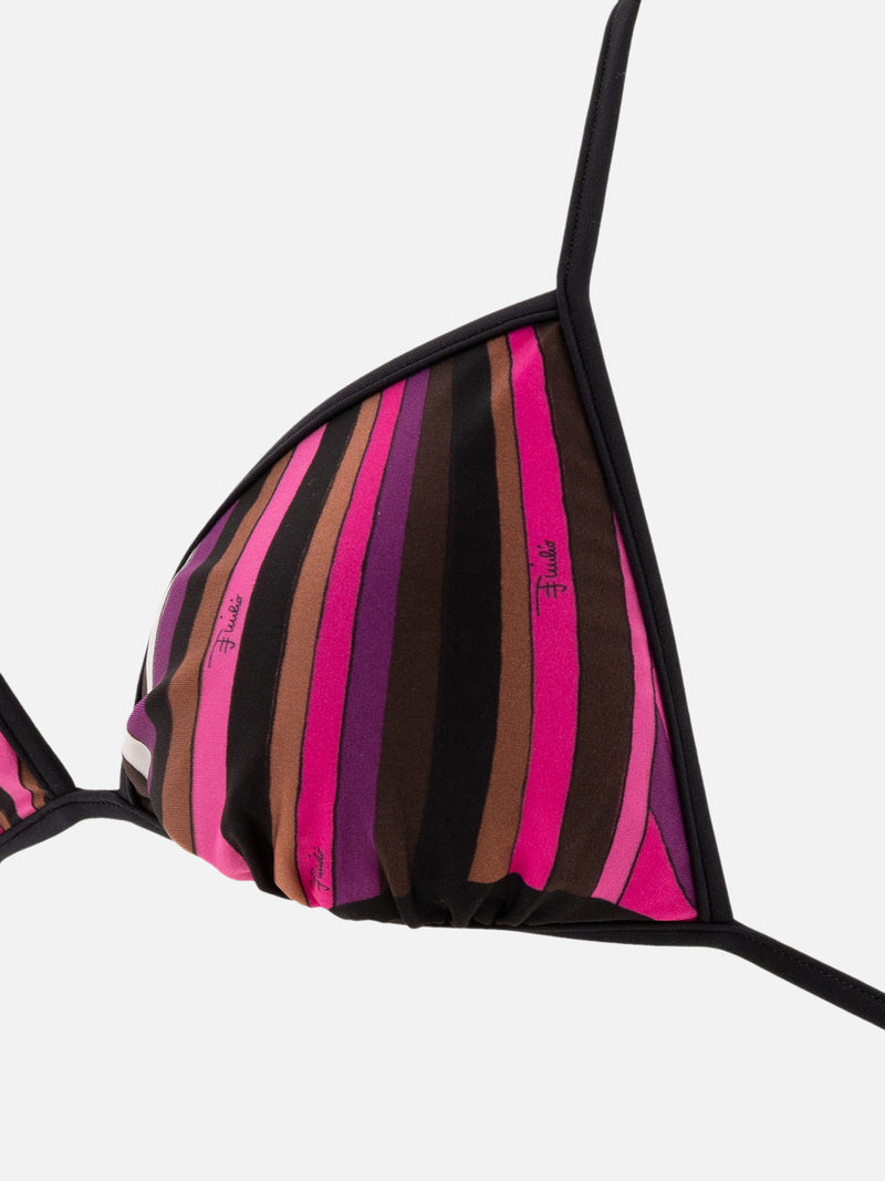 Vietti Pucci Top bikini con stampa Iride Acquista Ora