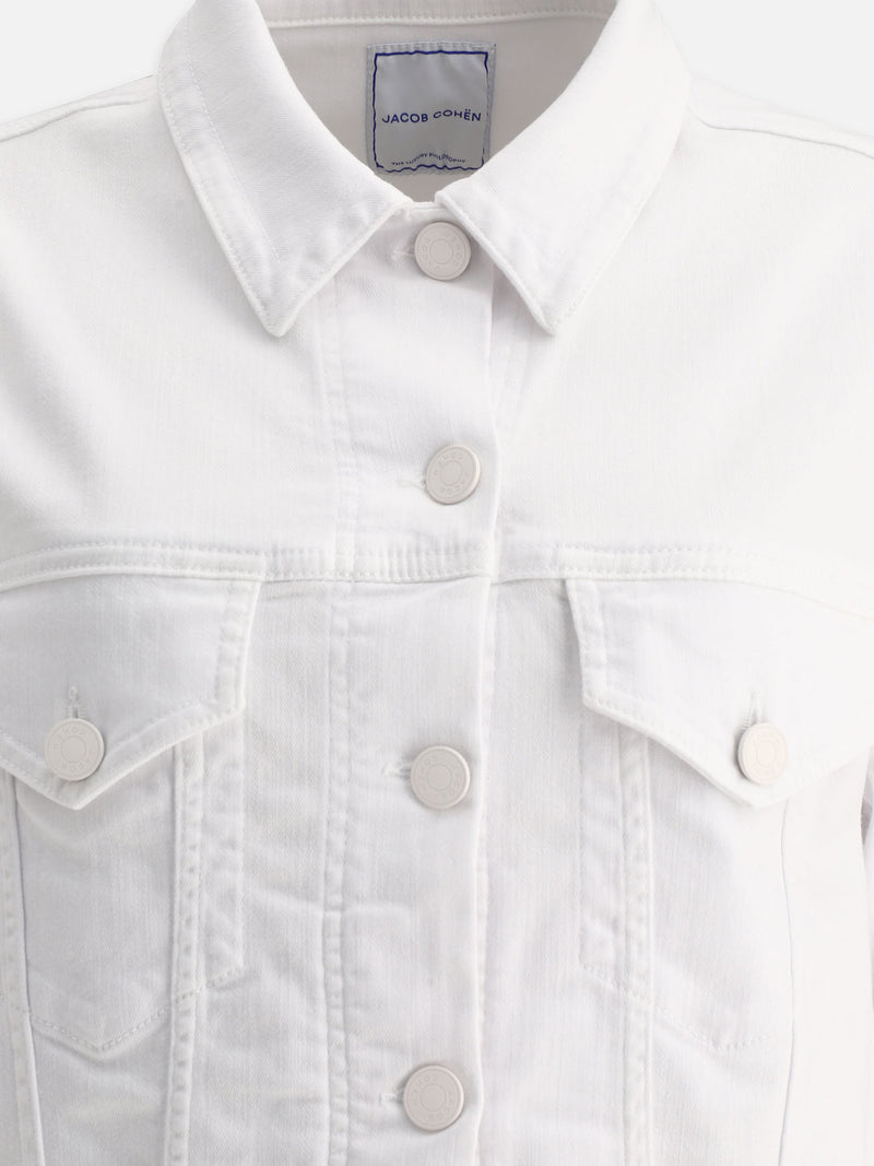 Vietti Jacob Cohën Giacca trucker in denim Offerte