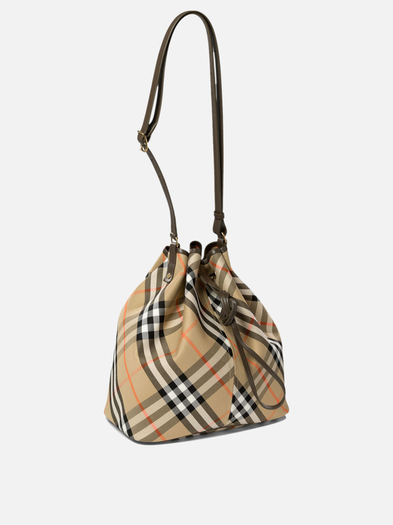 Vietti Burberry Borsa a secchiello "Vintage Check" 2025