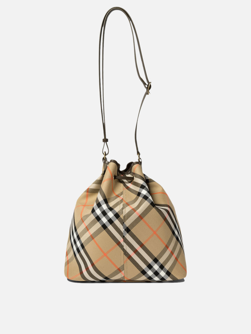 Vietti Burberry Borsa a secchiello "Vintage Check" 2025