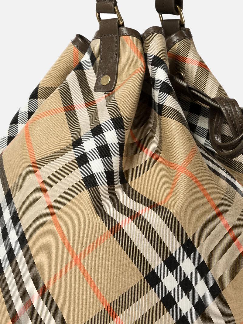 Vietti Burberry Borsa a secchiello "Vintage Check" 2025