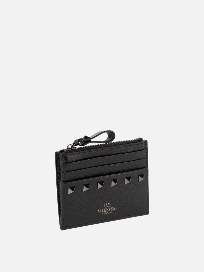 Vietti Valentino Garavani Portacarte "Rockstud" Prezzo Ridotto