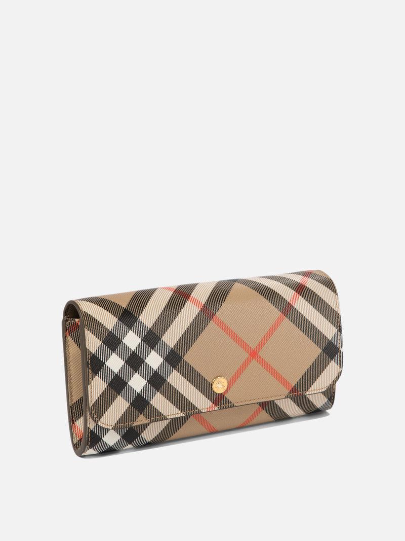 Vietti Burberry Portafoglio continental Check Offerta