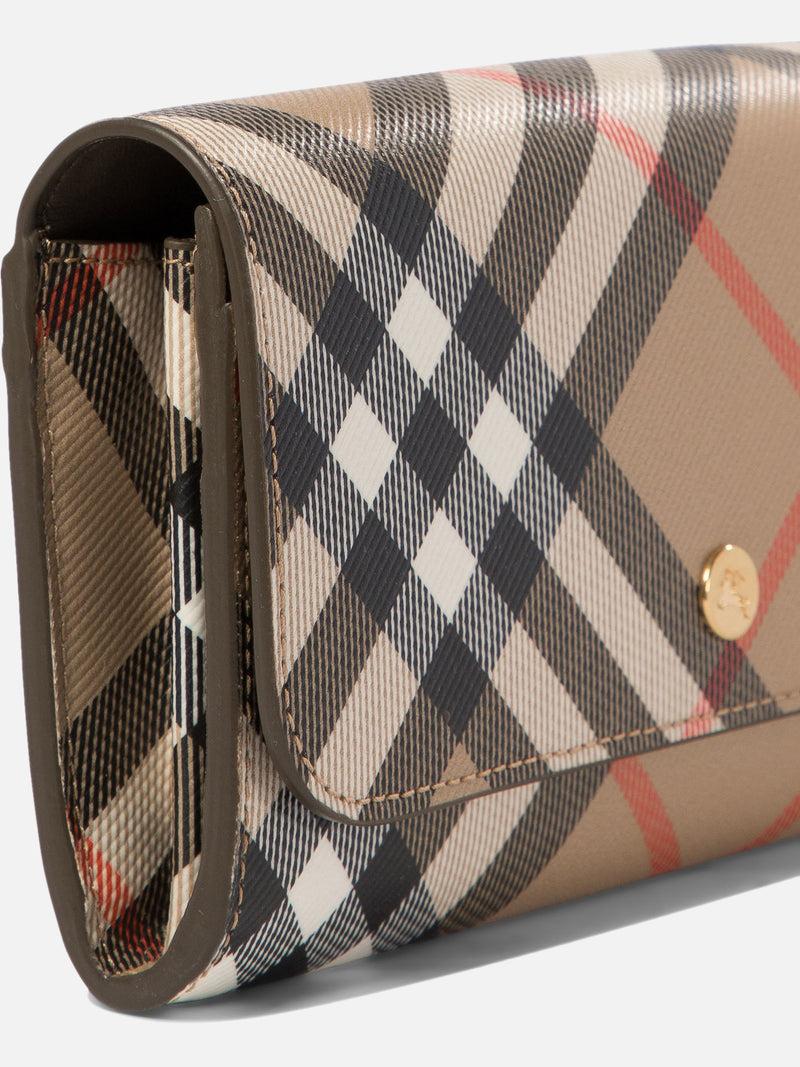 Vietti Burberry Portafoglio continental Check Offerta
