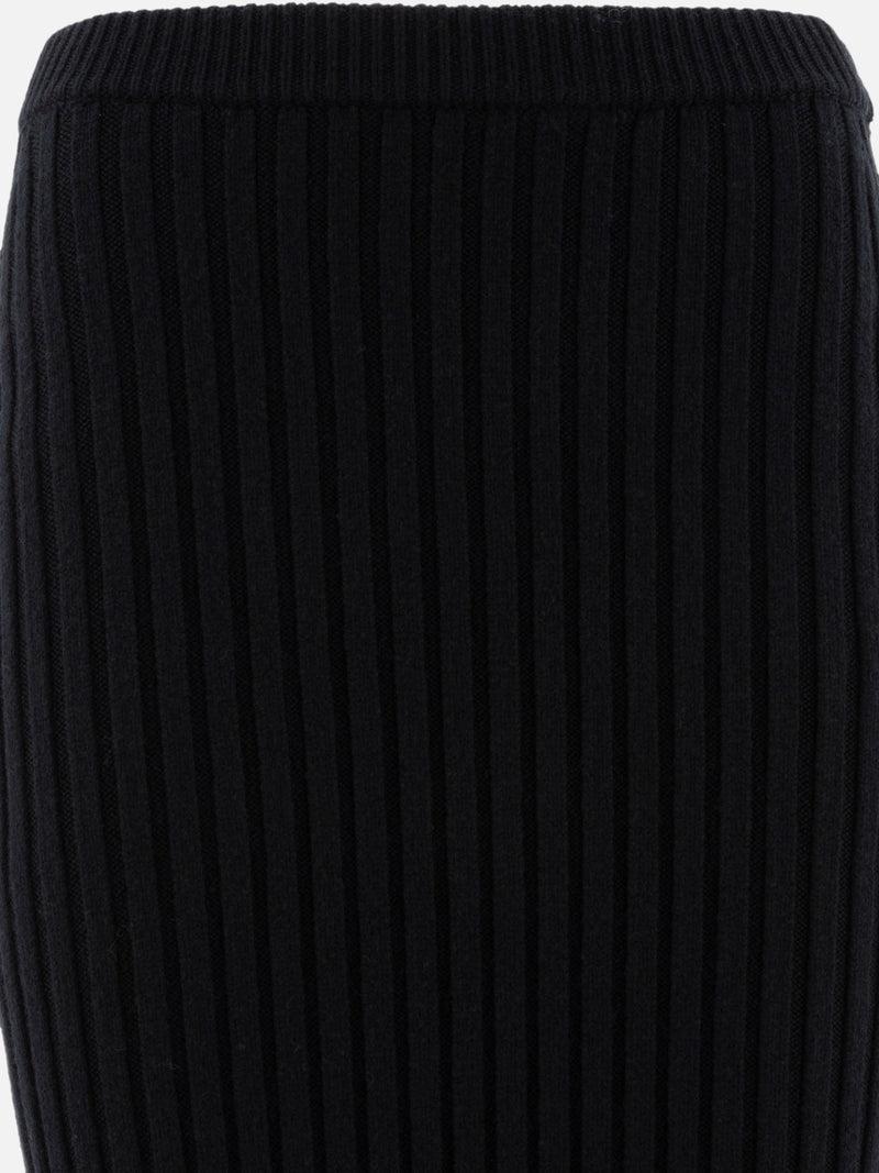 Vietti Max Mara Gonna in maglia di lana e cashmere Prezzo Ridotto