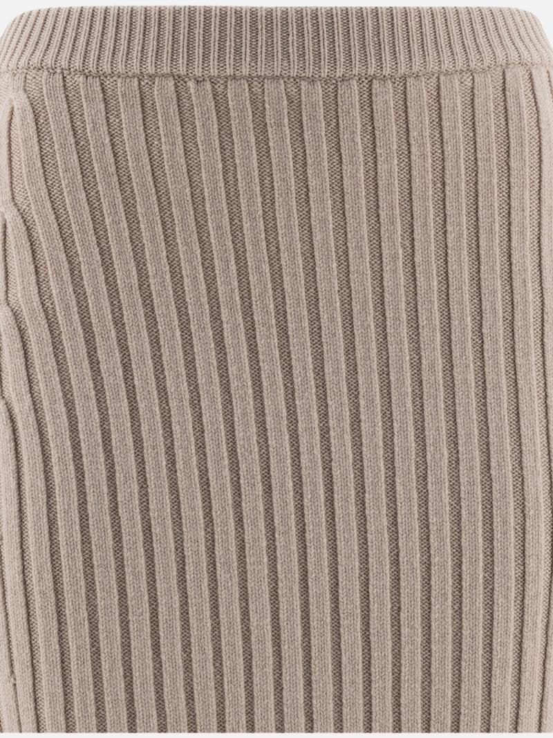 Vietti Max Mara Gonna in maglia di lana e cashmere Sottocosto