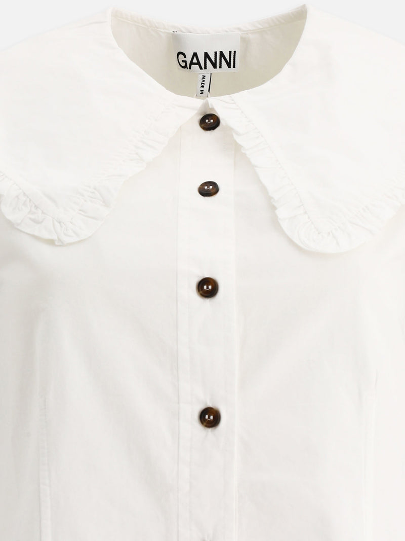 Vietti Ganni Blusa in popeline In Vendita