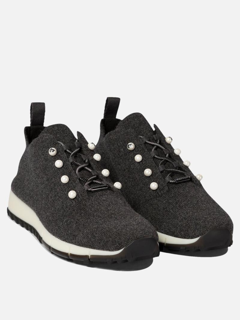 Vietti Jimmy Choo Sneaker in cashmere "Veles" Consegna Veloce
