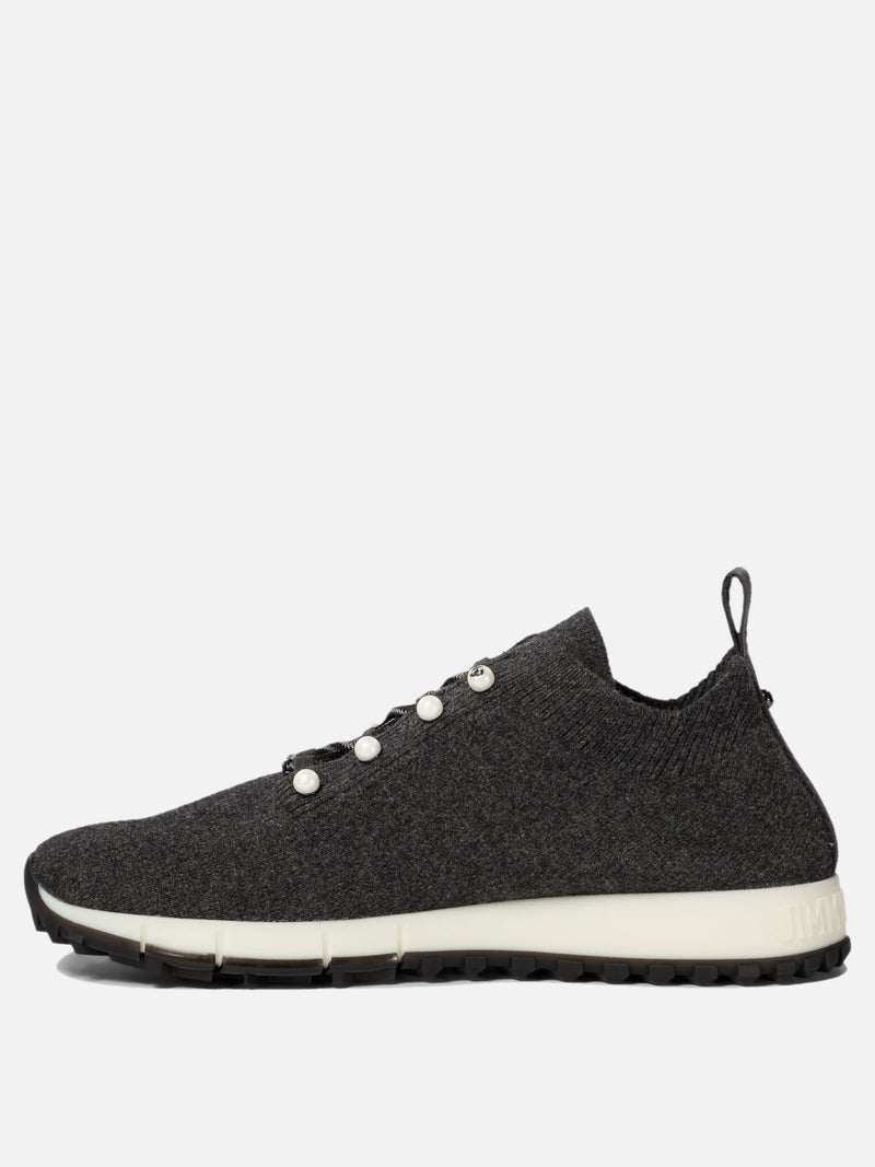 Vietti Jimmy Choo Sneaker in cashmere "Veles" Consegna Veloce