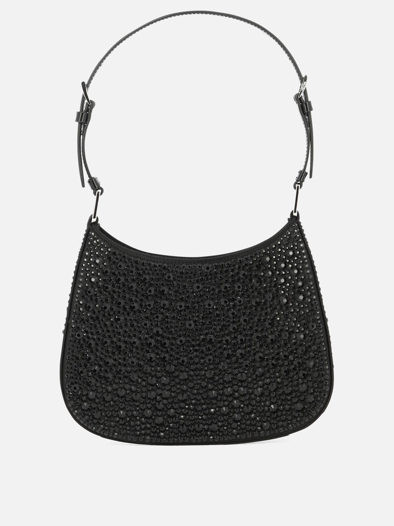 Vietti Prada Borsa "Prada Cleo" in raso con cristalli Sconto