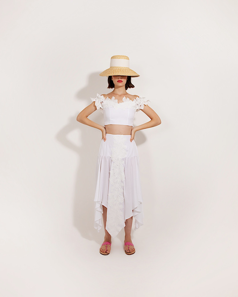 Y'am Capri Orchidea Skirt Vendita Calda