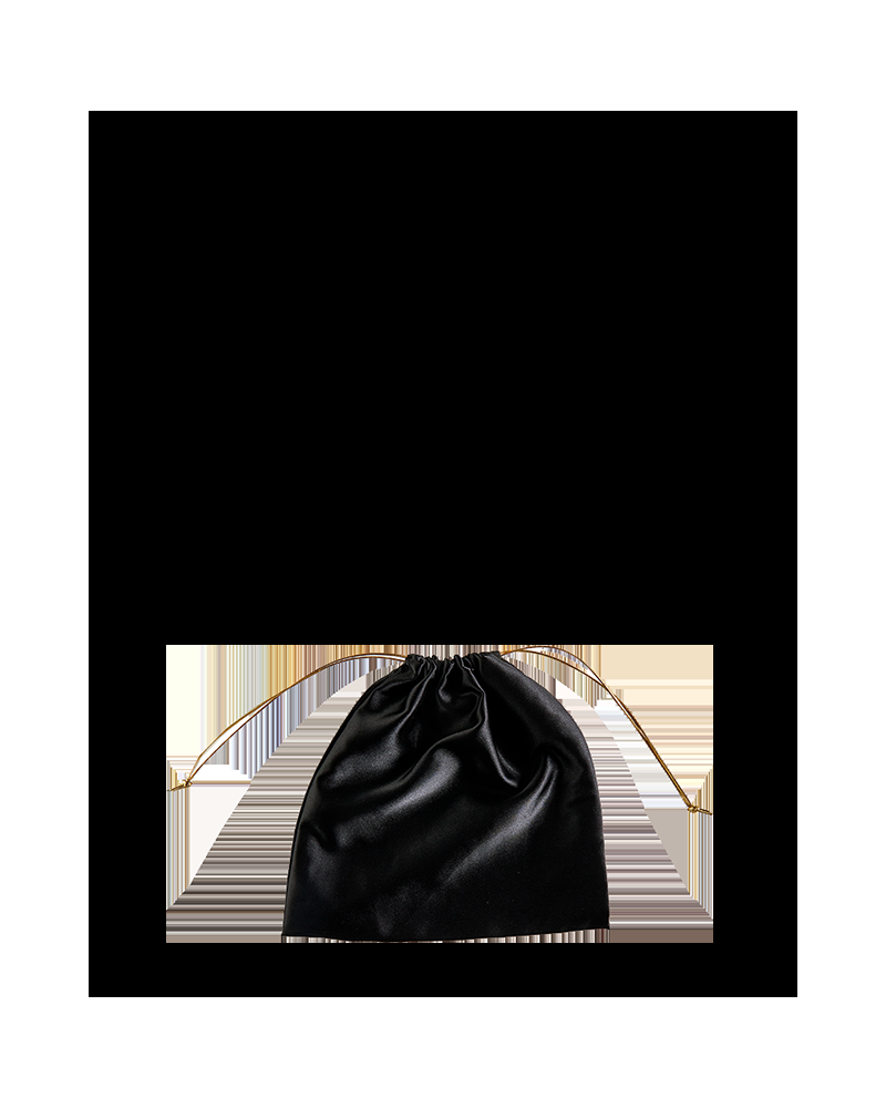 Y'am Capri Helenuccia Bag + un sacchetto colorato nero Vendita Economica