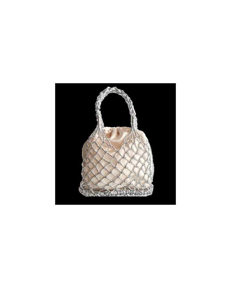Y'am Capri Helenuccia Bag Argento Italia