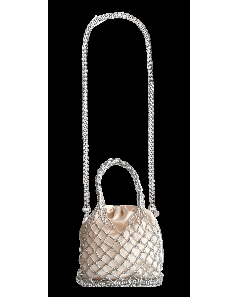 Y'am Capri Helenuccia Bag Argento Italia