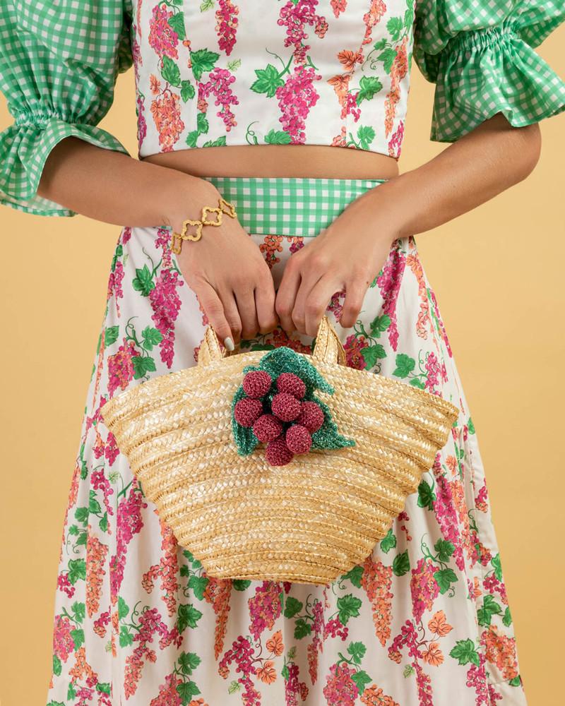 Y'am Capri Sfogliatella bag Uva Rosé Negozio