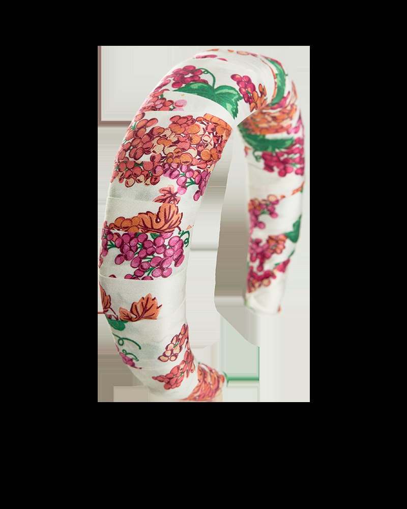Y'am Capri Padded Headband Uva Rosé 2025