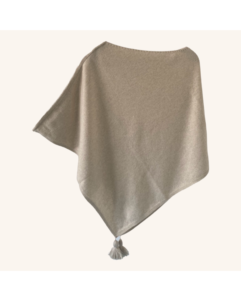 Y'am Capri Poncho Capri Cashmere merino wool and silk Novità