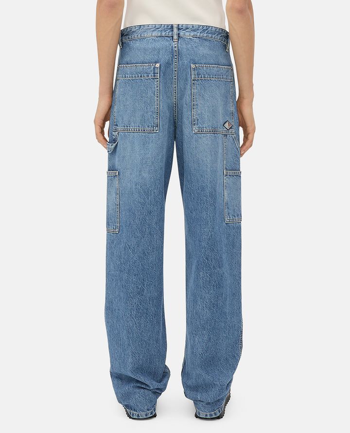 Bottega Veneta CARGO VINTAGE INDIGO JEANS Presa