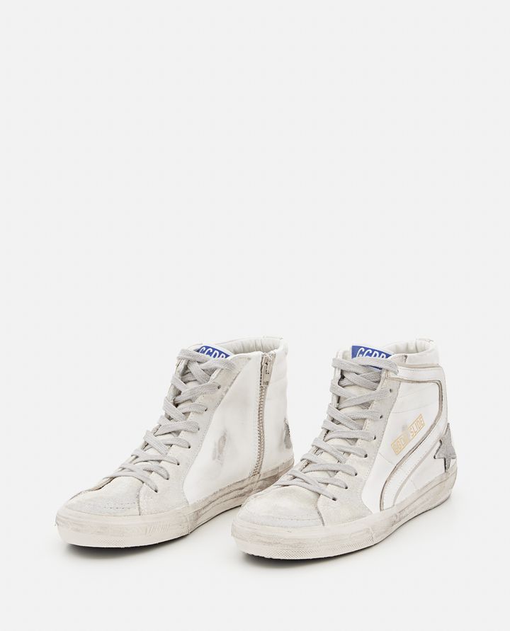Golden Goose SLIDE SNEAKERS IN PELLE Nuova