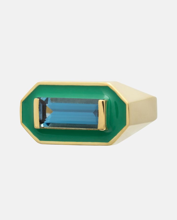 Aliita DECO MAXI BAGUETTE TOPAZIO ANELLO