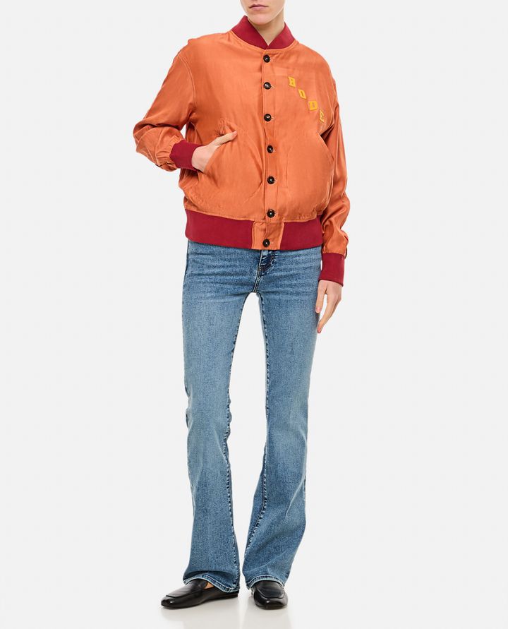 Bode New York RALLY VISCOSE BOMBER In Saldo