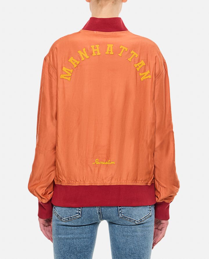 Bode New York RALLY VISCOSE BOMBER In Saldo