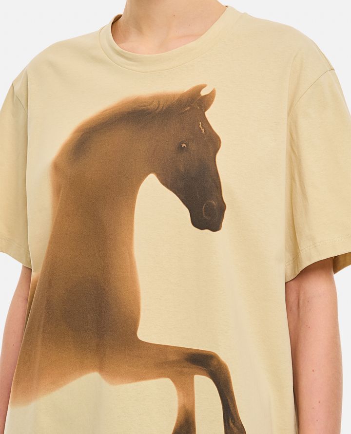 Stella McCartney FADED HORSES T-SHIRT Moda