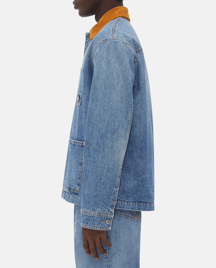 Bottega Veneta VINTAGE INDIGO DENIM JACKET Acquista Ora