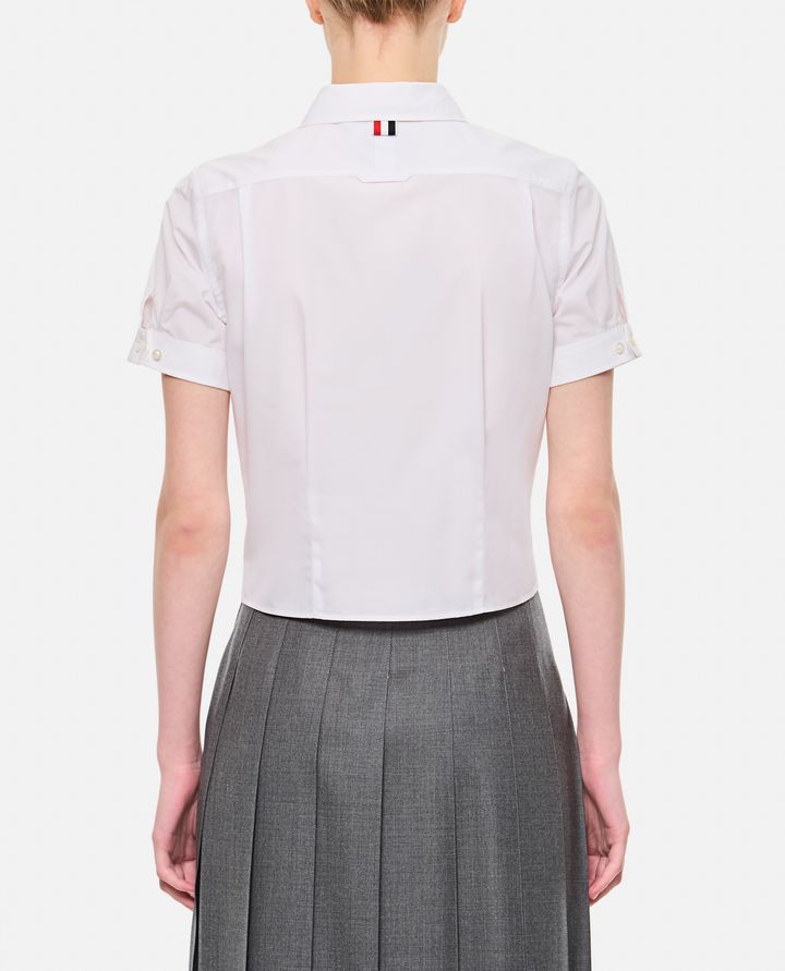 Thom Browne CAMICIA CORTA COLLEGE In Vendita