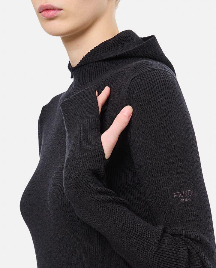 Fendi MINIABITO IN LANA E SETA COSTINE In Saldo
