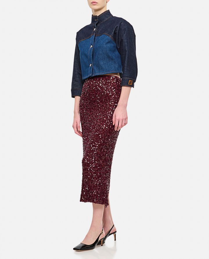 Fendi GIACCA DENIM BICOLOR Italy