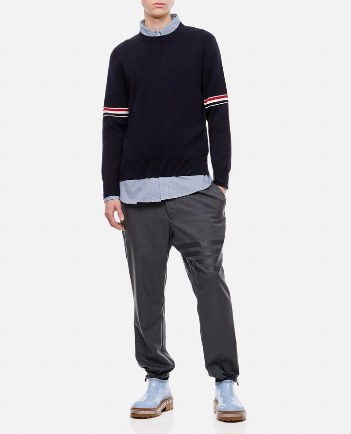 Thom Browne CREWNECK PULLOVER Offerte