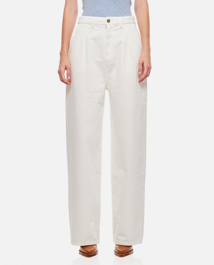 Loulou Studio PANTALONI IN DENIM A GAMBA LARGA