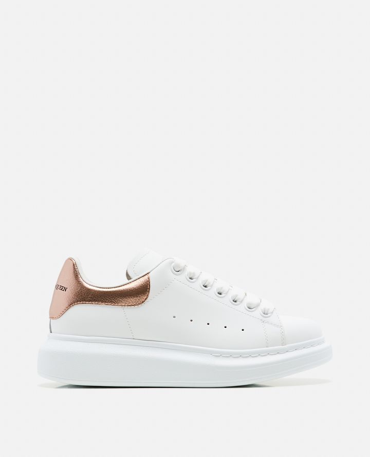 Alexander McQueen SNEAKERS LARRY IN PELLE GRANATA 45MM Negozio