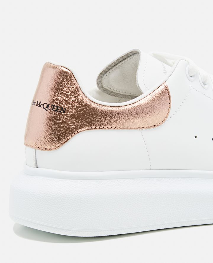 Alexander McQueen SNEAKERS LARRY IN PELLE GRANATA 45MM Negozio
