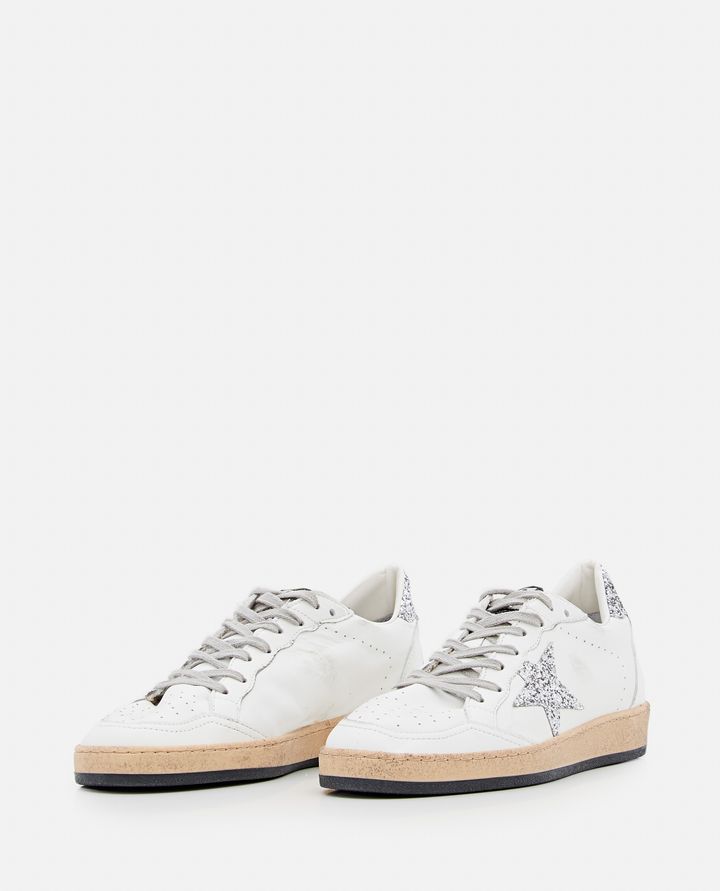 Golden Goose BALLSTAR SNEAKERS PELLE E GLITTER Sconto