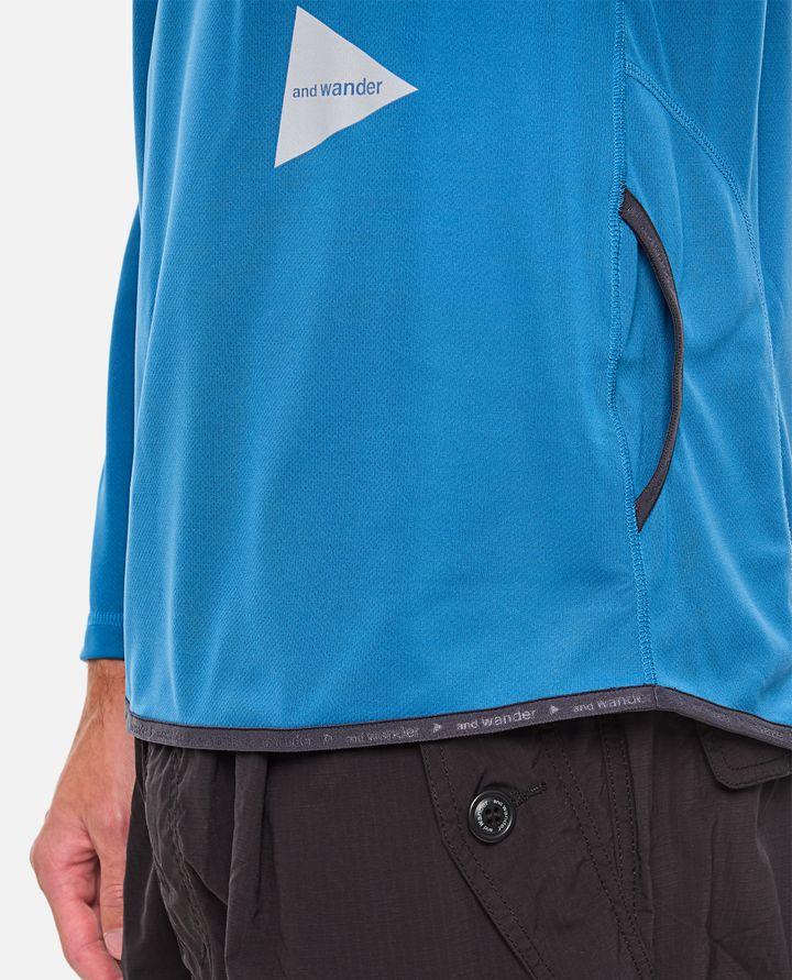 And Wander MAGLIETTA MANICHE LUNGHE DRY JERSEY RAGLAN Saldi Di Fabbrica