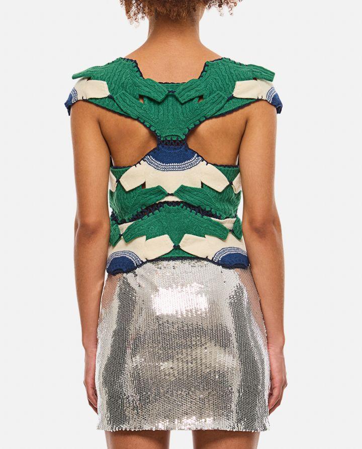 Anrealage TOP CORTO PATCHWORK Moda