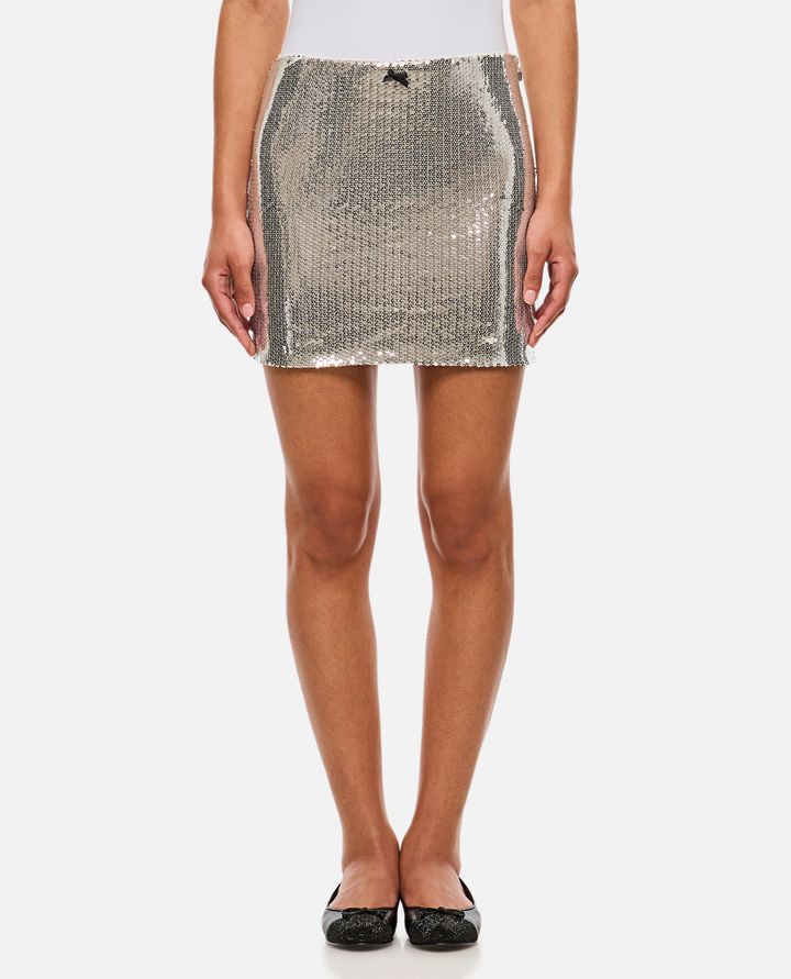 Rotate Birger Christensen MINI GONNA CON PAILLETTES