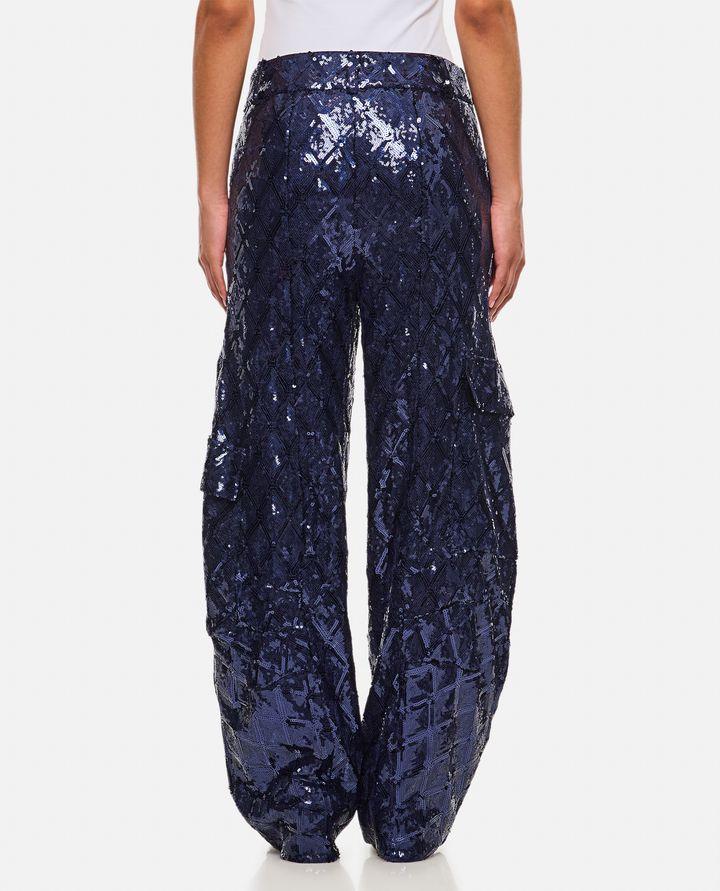 Rotate Birger Christensen PANTALONI CARGO CON PAILLETTES Vendita