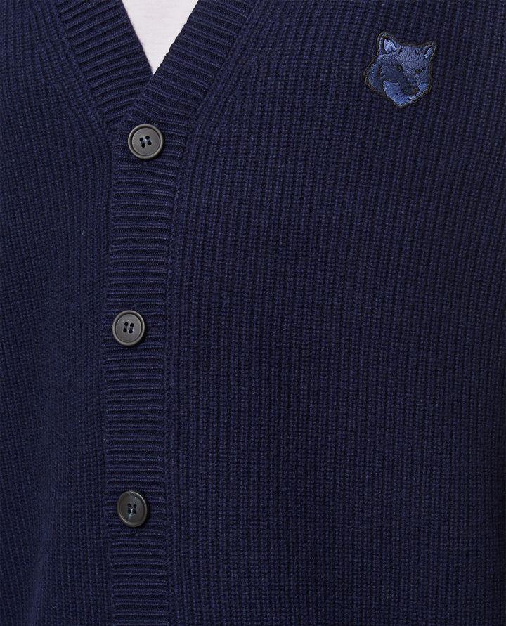 Maison Kitsuné CARDIGAN CON PATCH VOLPE Consegna Veloce