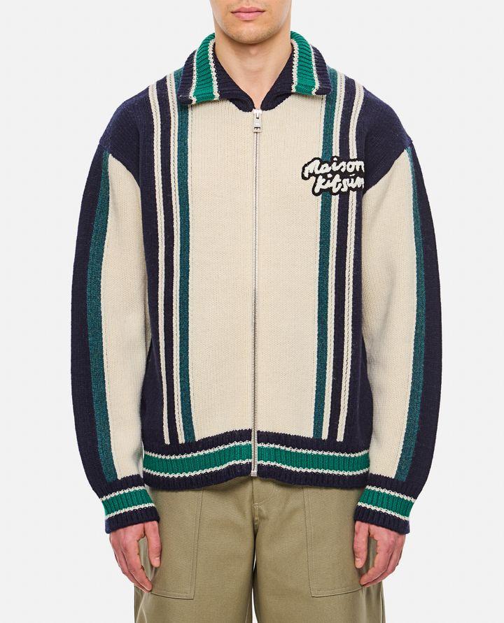Maison Kitsuné BOMBER COLLEGE IN MAGLIA