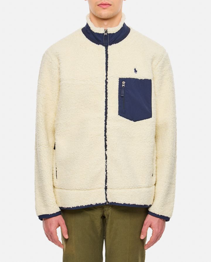 Polo Ralph Lauren TEDDY CON ZIP E TASCHINO