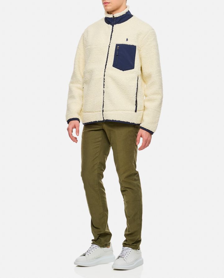 Polo Ralph Lauren TEDDY CON ZIP E TASCHINO Sottocosto