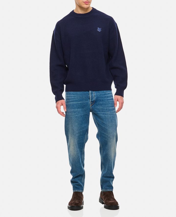 Maison Kitsuné MAGLIONE CON PATCH VOLPE Novità