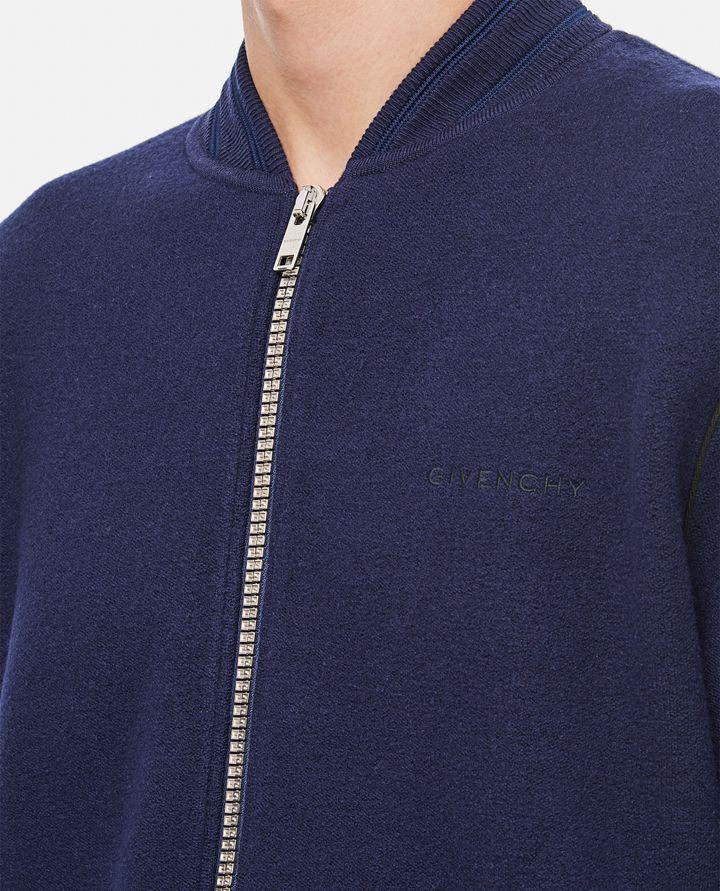 Givenchy GIACCA VARSITY IN MAGLIA Nuovo